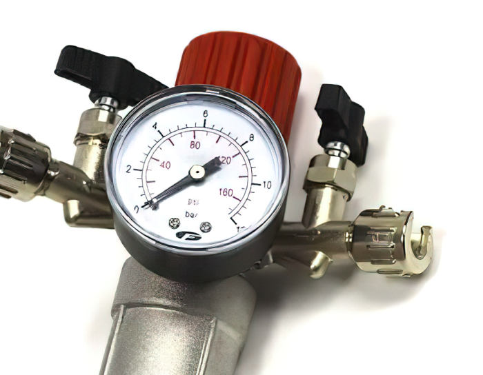 Регулятор давления для компрессора Wiederkraft WDK-91054 MOD, 12 бар, 3/8"