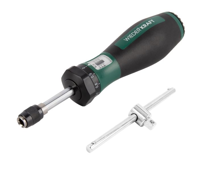 Отвёртка динамометрическая Wiederkraft WDK-MS0106, 1/4", 6Нм