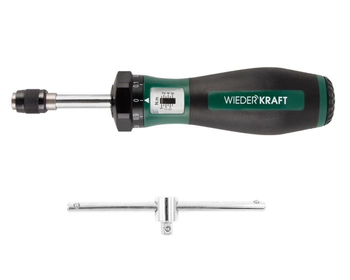 Отвёртка динамометрическая Wiederkraft WDK-MS0106, 1/4", 6Нм