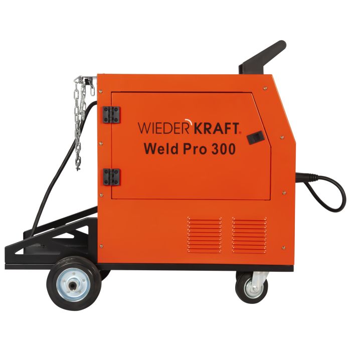 Сварочный инверторный аппарат Wiederkraft WELD Pro 300, MIG/MAG, MMA, NO GAS, 380В