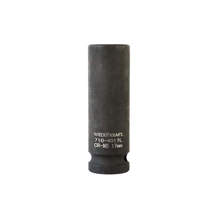 Головка торцевая ударная глубокая WiederKraft WDK-710-4017L, 1/2", 17 мм
