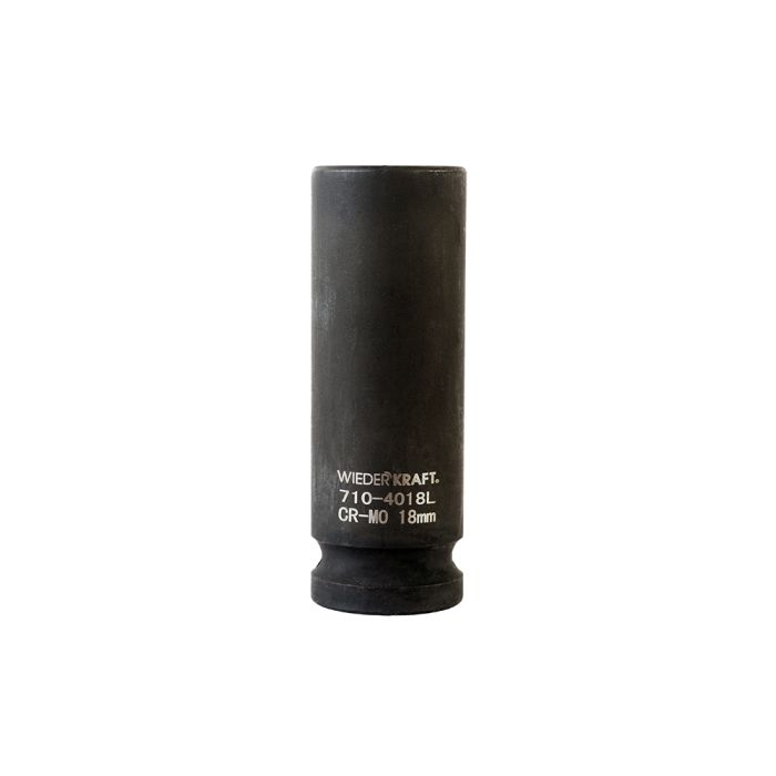Головка торцевая ударная глубокая WiederKraft WDK-710-4018L, 1/2", 18 мм