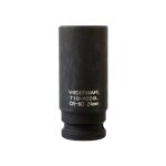 Головка торцевая ударная глубокая WiederKraft WDK-710-4024L, 1/2", 24 мм