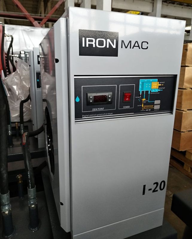 Рефрижераторный осушитель воздуха для компрессора IronMac DRYER I-100, 16 бар, 13500л/мин