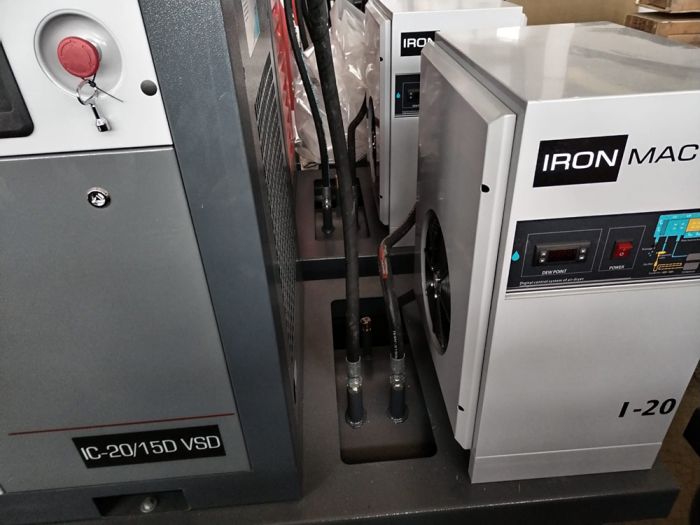 Рефрижераторный осушитель воздуха для компрессора IronMac DRYER I-100, 16 бар, 13500л/мин