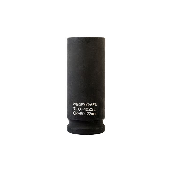 Головка торцевая ударная глубокая WiederKraft WDK-710-4022L, 1/2", 22 мм