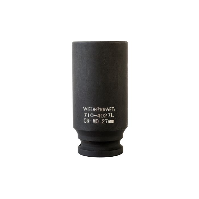 Головка торцевая ударная глубокая WiederKraft WDK-710-4027L, 1/2, 27 мм