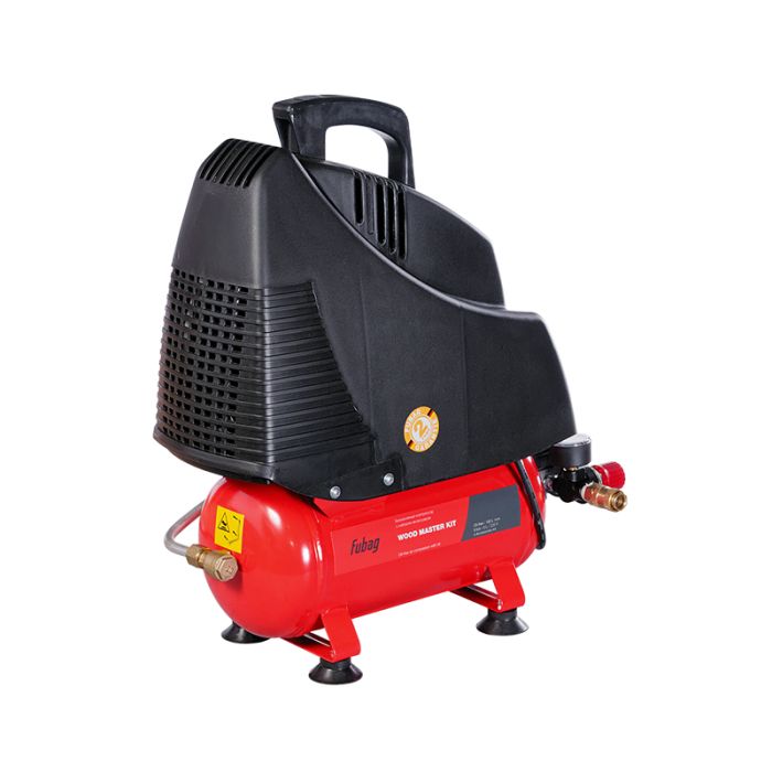 Поршневой компрессор FUBAG WOOD MASTER KIT, коаксиальный привод, масляный, 180 л/мин, 220В