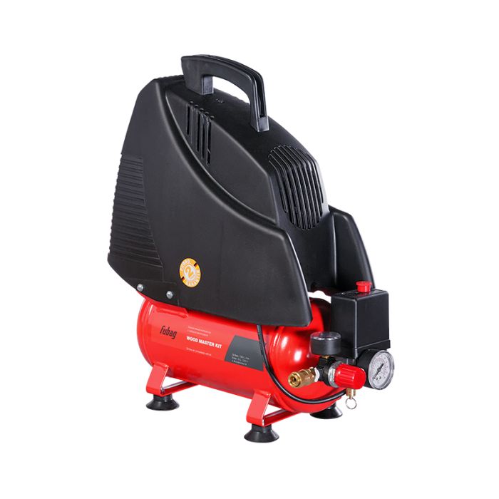 Поршневой компрессор FUBAG WOOD MASTER KIT, коаксиальный привод, масляный, 180 л/мин, 220В
