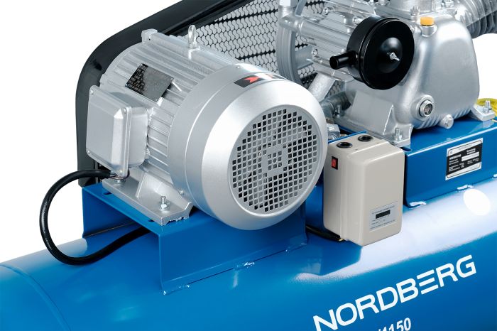 Поршневой компрессор NORDBERG NCE300/1150, ременной привод, масляный, 1150 л/мин, 380В