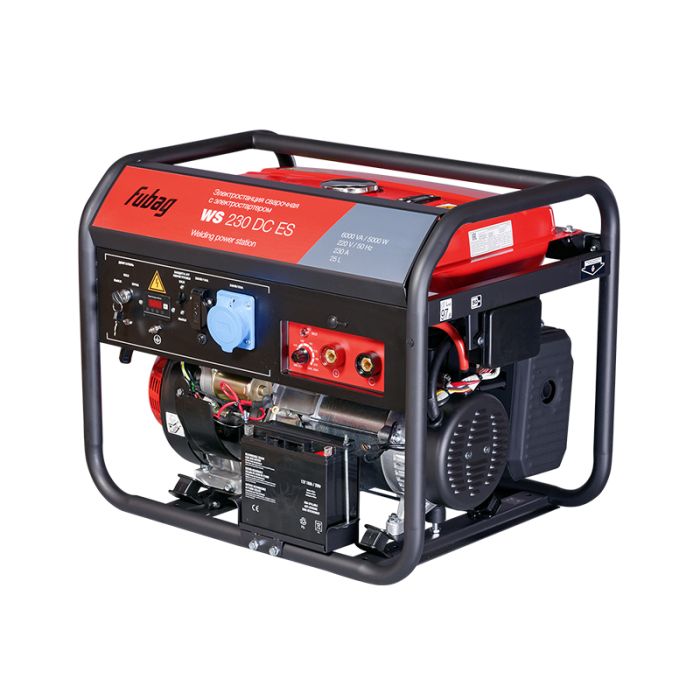Сварочный бензиновый генератор Fubag WS 230 DC ES, 220В, 21,7А