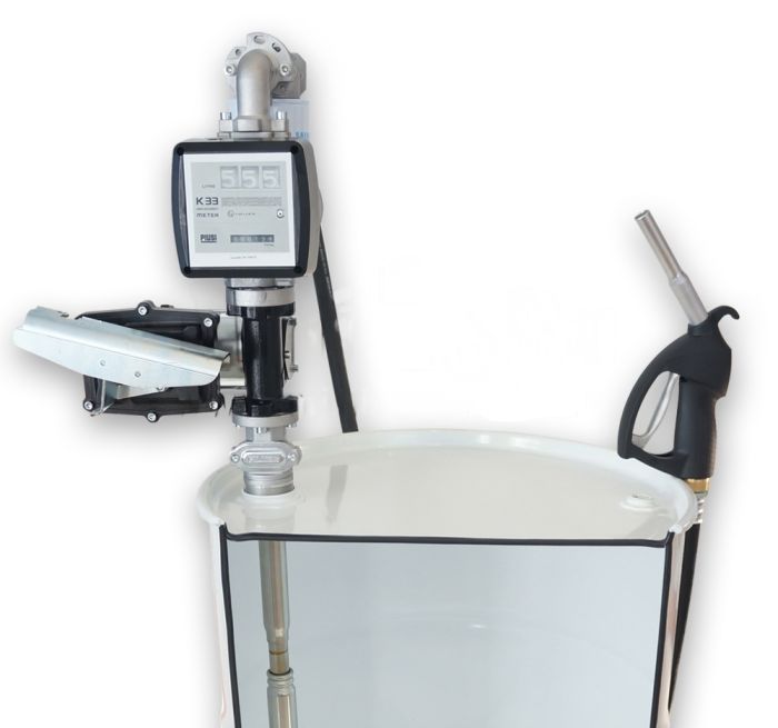 Комплект заправочный Piusi DRUM EX50 12V DC K33 ATEX M для бензина, 50 л/мин, 12В