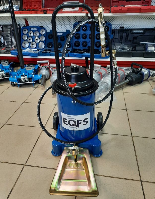 Нагнетатель смазки (солидолонагнетатель) EQFS ES-60400, ножной, 13кг