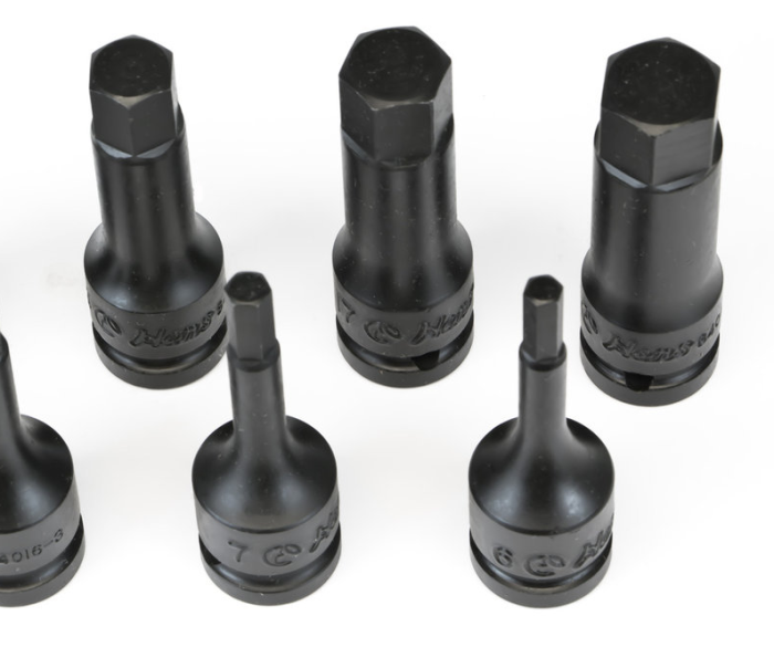 Набор ударных головок-бит HEX Hans 846016-8M, 1/2", 8 шт.