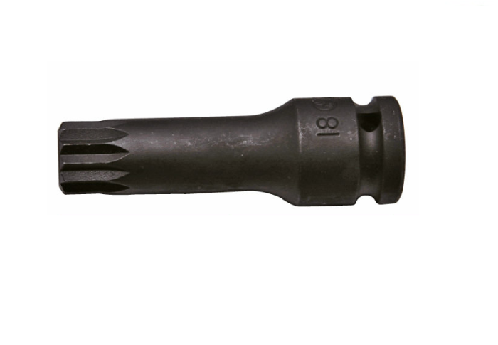 Набор ударных головок-бит XZN Hans 846018-8M, 1/2", 8 шт.