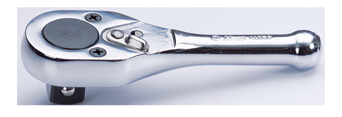 Трещотка Hans 4125PQ, 1/2", 24 зубца, с быстрым сбросом, короткая