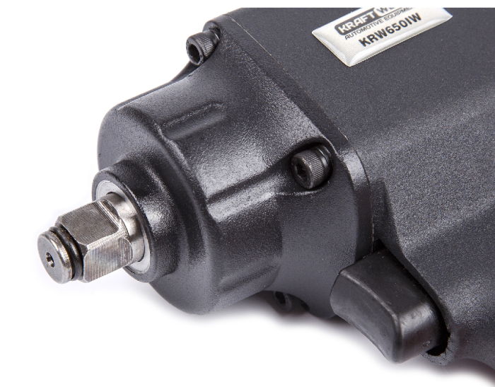 Пневмогайковерт ударный KraftWell KRW650IW, 1/2", легковой, 650 Нм