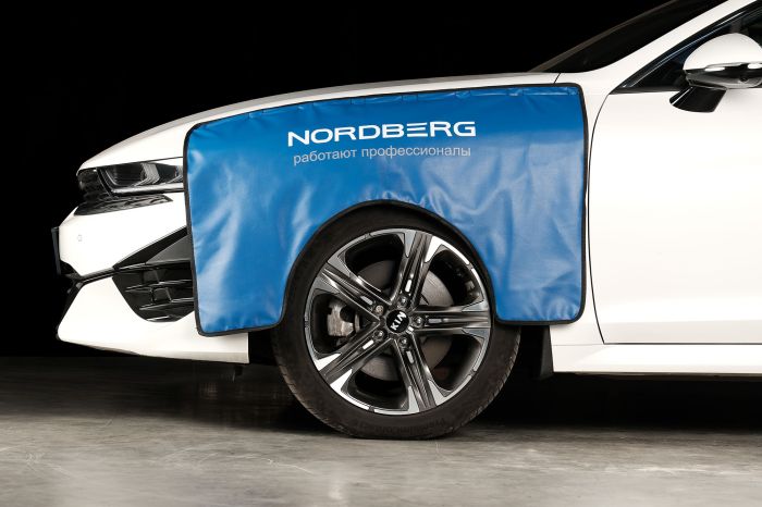 Защитная накидка магнитная на крыло автомобиля NORDBERG NN1, 1100х650мм