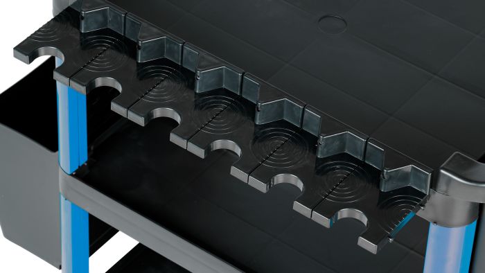 Тележка инструментальная NORDBERG T3B синяя, открытая, 3 полки