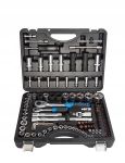 Набор инструментов в кейсе Forsage F-41082-9 PR, 114 предметов, с трещоткой, 1/4", 1/2"