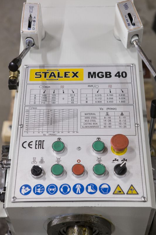 Станок сверлильный STALEX MGB40, 3кВт, 40мм, 380В